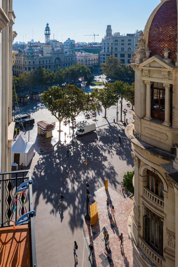 Apartamento Ayuntamiento Panoramic Valencia Exterior foto